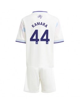 Aston Villa Boubacar Kamara #44 Replika Tredje Kläder Barn 2025-26 Kortärmad (+ byxor)